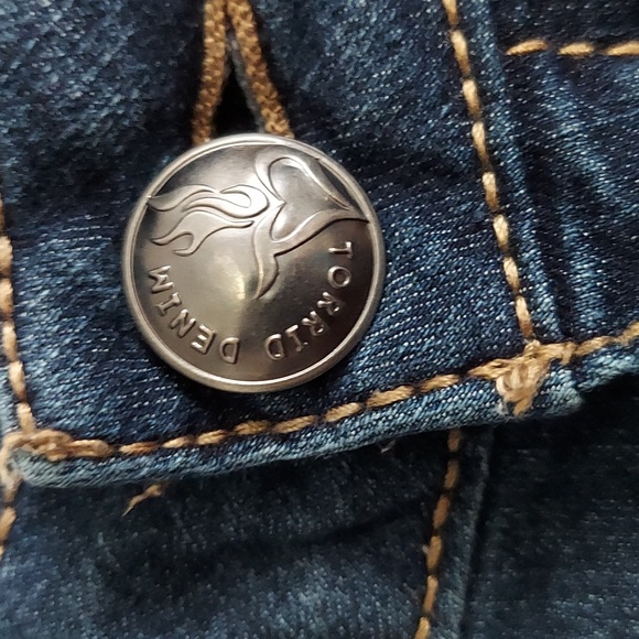 Torrid Denim Skinny Super Stretch Mid-Rise Five Pocket Jeans Size 26R Dark Rinse - Picture 9 of 16